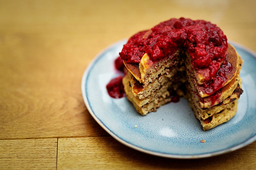 Uitgelichte afbeelding voor “Pannenkoekjes van amandelmeel (koolhydraatarm)”