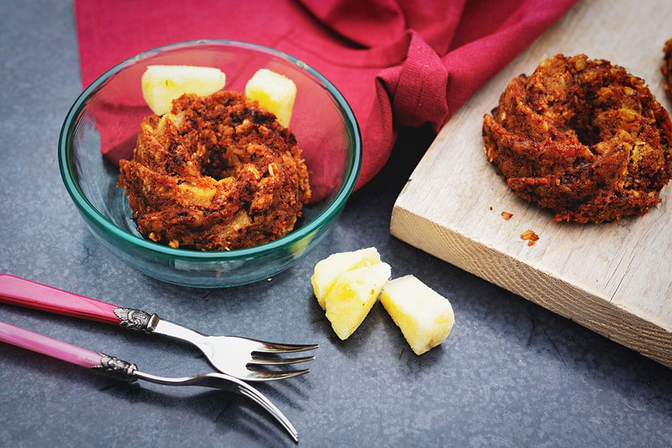Uitgelichte afbeelding voor "Wortel-rabarbermuffins (of ananas/ blauwe bessen)"