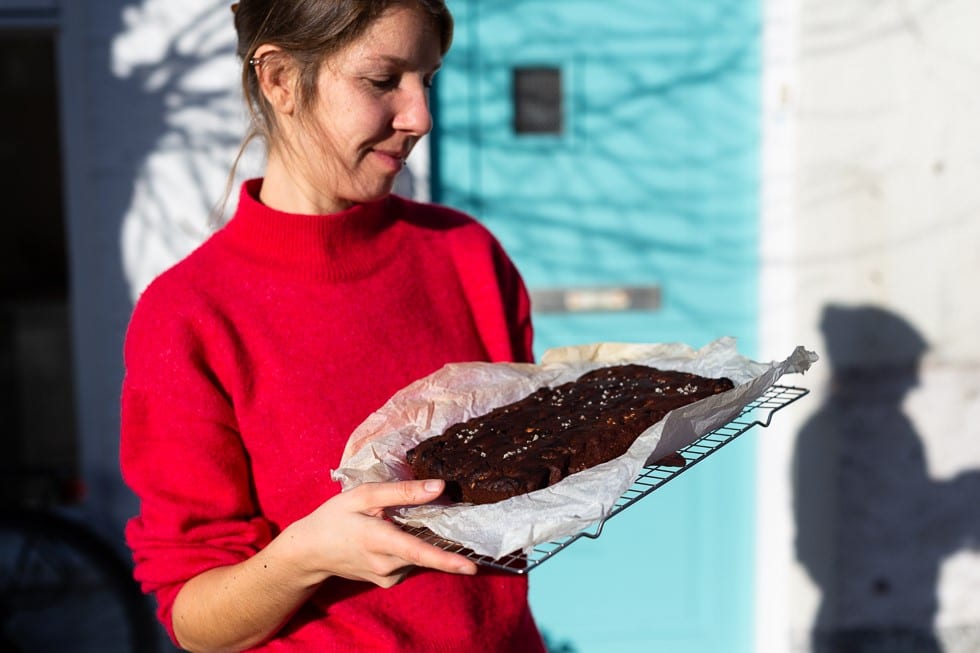 Uitgelichte afbeelding voor "Brownies met cranberry’s en walnoten"