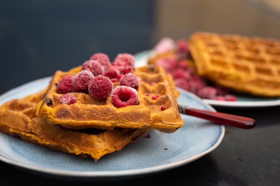 Uitgelichte afbeelding voor “Pumpkin spice wafels”