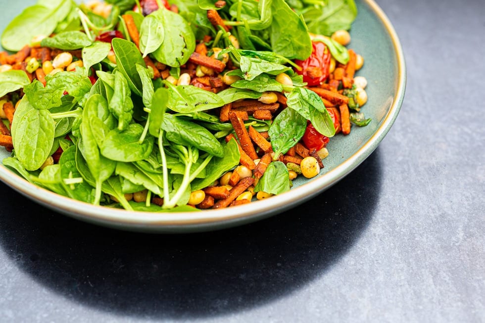 Uitgelichte afbeelding voor "Speck en bonensalade"