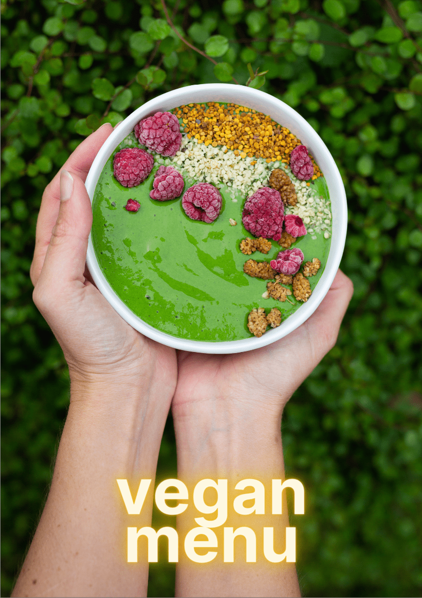 Vegan menu ebook cover